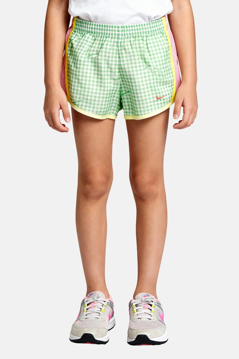 Nike Kids Girl Sportswear Fit Training Shorts, Light Green - Image 1